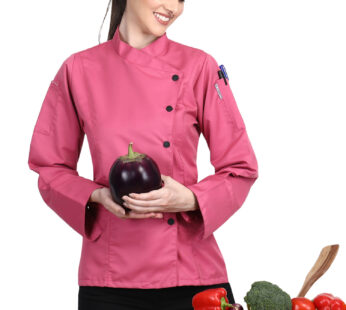 Long Sleeves New Chef Coat Jacket Uniform for women ideal for food service, Caterers and Culinary professional.